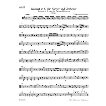 Concerto for Piano and Orchestra Nr. 17 G major K. 453 by Mozart Wolfgang Amadeus for