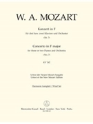 Concerto for three or Two Pianos and Orchestra Nr. 7 F major K. 242 "Lodron Concerto" by Mozart Wolfgang Amadeus for
