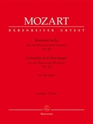 Concerto for two Pianos and Orchestra Nr. 10 E-flat major K. 365 (316a) by Mozart Wolfgang Amadeus for 2Piano-sol