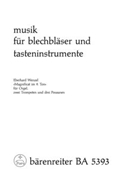 "Magnificat im 9. Ton" fur Orgel zwei Trompeten und drei Posaunen (1968) by Wenzel Eberhard for 2Trp/3Trom