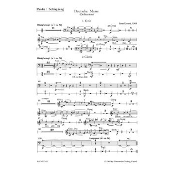 Deutsche Messe fur Chor Gemeinde und Instrumente (1968) -Ordinarium- by Krenek Ernst for