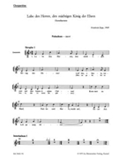 Lobe den Herren den machtigen Konig der Ehren (1969) by Zipp Friedrich for Mixed Choir