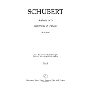 Symphony Nr. 1 D major D 82 (1813) by Schubert Franz for