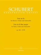 Piano Trio In E-flat D 929 Op.100 by Schubert for Piano Trio