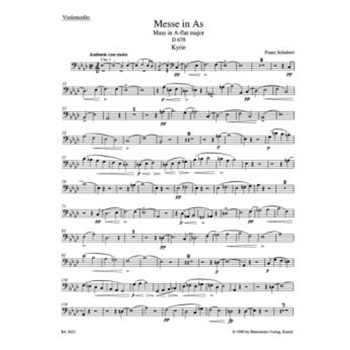 Missa A-flat major D 678 by Schubert Franz for