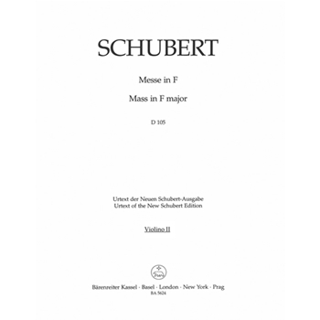 Missa F major D 105 by Schubert Franz for