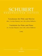 Variations For Flute & Piano by Schubert Franz for Flute and Piano