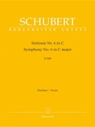 Symphony Nr. 6 C major D 589 by Schubert Franz for Full Score