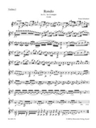 Rondo for Violin and Strings A major D 438 by Schubert Franz for