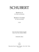 Rondo for Violin and Strings A major D 438 by Schubert Franz for