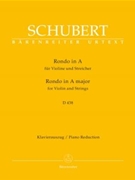 Rondo In A Major D438 by Schubert Franz - Kube Michael - for Violin and Piano