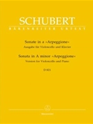 Sonate In A Arpeggione by Schubert Franz - Storck Klaus - for Cello and Piano