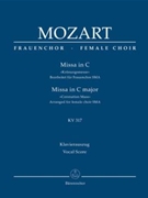 Missa in C major (Coronation Mass) K. 317 by Mozart Wolfgang Amadeus - Breuer Heribert - for SMA and Piano