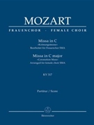 Missa C major K. 317 "Coronation Mass" (Arranged for female choir (SMA)) by Mozart Wolfgang Amadeus - Breuer Heribert - for SSolo/ASol