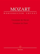 Variations For Piano by Mozart Wolfgang Amadeus for Piano