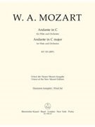 Andante for Flute and Orchestra C major K. 315 (285e) by Mozart Wolfgang Amadeus for