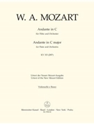 Andante for Flute and Orchestra C major K. 315 (285e) by Mozart Wolfgang Amadeus for