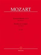 Concert Rondo In A Major K 386 by Mozart Wolfgang Amadeus - Topel - for Piano