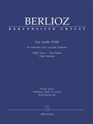 Les nuits d'ete for Solo Voice and Orchestra op. 7 Hol. 81B -Six Melodies- (Second version) by Berlioz Hector - Woodfull-Harris Douglas - for Voices/2Fl
