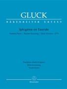 Iphigenie en Tauride -Tragedy in four acts- (Paris version of 1779) by Gluck Christoph Willibald - Sommer Jurgen / Sch - for 5Sg-S-Solo