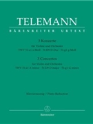 3 Concertos by Telemann Georg Philipp - Kohs Andreas - for Violin and Piano
