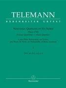Paris Quartets I by Telemann Georg Philipp for Instrument Quartet