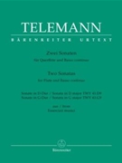 2 Sonatas - D Maj Twv41 - d9;g Maj 41 - g9 by Telemann Georg Philipp - Hofman Klaus - for Flute and Basso Continuo