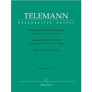 Musical Church Service -Cantatas for the Sundays after Trinity- by Telemann Georg Philipp for hVoice/Ins