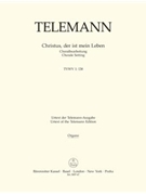 Christus der ist mein Leben TVWV 1:138 (Chorale Setting) by Telemann Georg Philipp - Kohs Andreas - for