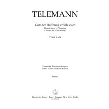 Gott der Hoffnung erfulle euch TVWV 1:634 -Cantata for Whit Sunday- by Telemann Georg Philipp for