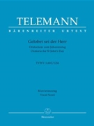 Gelobet sei der Herr by Telemann Georg Philipp - Kohs Andreas - for 3SSolo/ASo