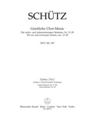 Geistliche Chor-Music SWV 381-397 -The six and seven-part motets nos. 13-29- by Schutz Heinrich for