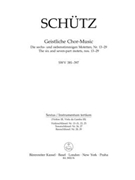 Geistliche Chor-Music SWV 381-397 -The six and seven-part motets nos. 13-29- by Schutz Heinrich for