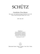 Geistliche Chor-Music SWV 381-397 -The six and seven-part motets nos. 13-29- by Schutz Heinrich for