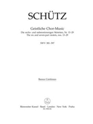 Geistliche Chor-Music SWV 381-397 -The six and seven-part motets nos. 13-29- by Schutz Heinrich for