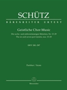 Geistliche Chor-Music SWV 381-397 -The six and seven-part motets nos. 13-29- by Schutz Heinrich for Mixed Choir