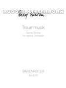 Traummusik (1971) -six Stucke fur kleines Orchester- by Kelterborn Rudolf for Fl/Fl-Piccolo