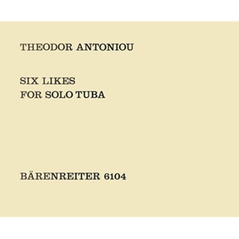Six Likes (1967) by Antoniou Theodore for Tb