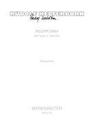 Incontri brevi fur Flote und Klarinette (1967) by Kelterborn Rudolf for Fl/clarine