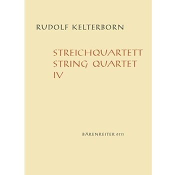 String Quartet Nr. 4 (1968/1970) by Kelterborn Rudolf for 2V/Va/Vc