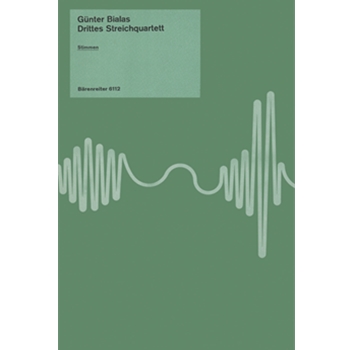 String Quartet Nr. 3 (1969) by Bialas Gunter for 2V/Va/Vc