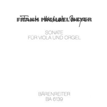 Sonate (1960) -Revidierte Neuauflage- by Beyer Frank Michael for Va/Org