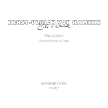 Rascacielos (1973) -six Elemente fur Orgel- by Chambeke Ernst-Ulri for Org