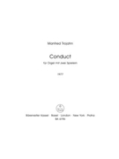 Conduct fur Orgel mit zwei Spielern (1977) by Trojahn Manfred for Org