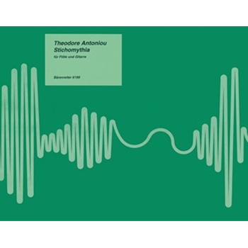 Stichomythia (Dialog) I fur Flote und Gitarre (1976) by Antoniou Theodore for Fl/Guitar