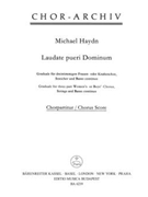 Laudate pueri Dominum -Graduale- by Haydn Michael for Female cho