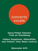 Tirsis am Scheidewege -Kantate fur Singstimme und Instrumente- by Telemann Georg Philipp for miVoice/re