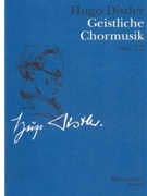 Geistliche Chormusik op. 12 (1934-1942) -Nine motets- by Distler Hugo for Mixed Choir