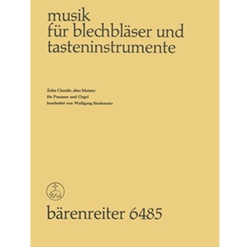 Zehn Chorale alter Meister by - Stockmeier Wolfgang - for Trombone/O