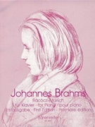 RSc¾czi-Marsch for Piano -First edition- by Brahms Johannes for Piano